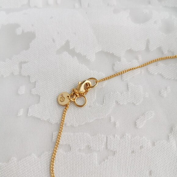 Julie Vos Butterfly Gift Gold Neckalce Clear Crystal - Picture 4 of 4